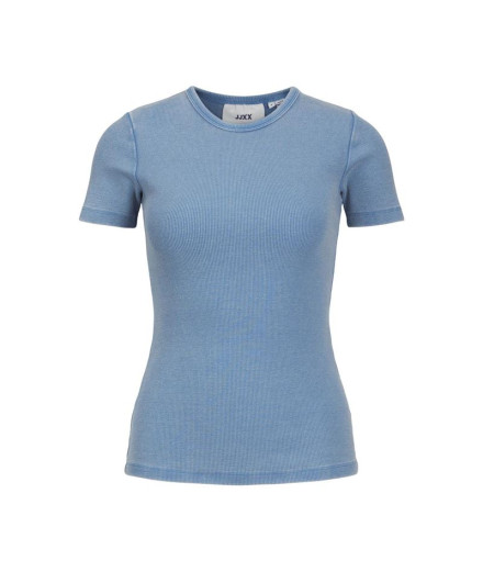 T-shirt Femme Jack & Jones Jxfrankie Wash Ss Blue