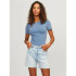 T-shirt Femme Jack & Jones Jxfrankie Wash Ss Blue