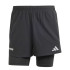 Pantalons de Running adidas Ultimate 2In1 Homme Noir