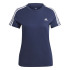 T-shirt adidas Essentials 3-Stripes Femme Bleu