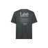 T-shirt Lee Loose Logo Washed Black Homme