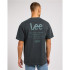 T-shirt Lee Loose Logo Washed Black Homme