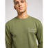 Sweat Lee Wobbly Vert olive Homme