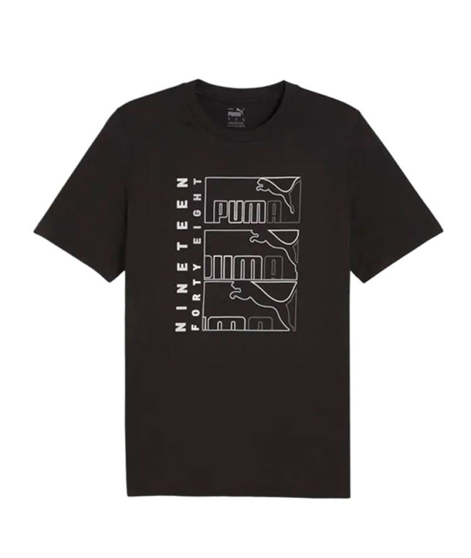T-shirt Puma Graphics Triple White Homme