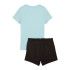 Survêtement Logo Puma & e Turquoise Enfant