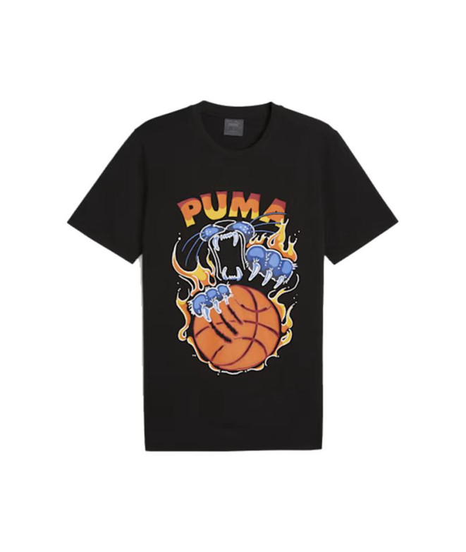 T-shirt Basket-ball de Puma TSA 6 Black Homme