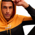 Sweat Puma Essentials Block x Tape Noir/Jaune Homme