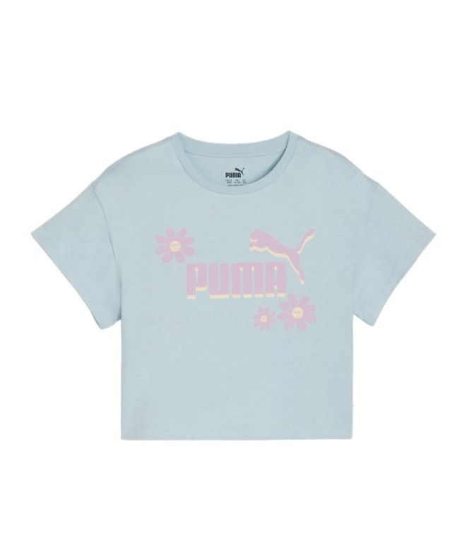 T-shirt Puma GRAPHICS Summer Flow Turquoise Enfant