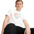 T-shirt Puma GRAPHICS Année du blanc Enfant