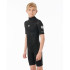 Wetsuit surf Rip Curl Short Sleeve Freelite Spring Enfant Black