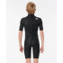 Wetsuit surf Rip Curl Short Sleeve Freelite Spring Enfant Black