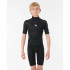 Wetsuit surf Rip Curl Short Sleeve Freelite Spring Enfant Black