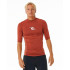 Collants de Surf Rip Curl Waves Upf Perf S/S Homme Rouge