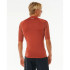 Collants de Surf Rip Curl Waves Upf Perf S/S Homme Rouge