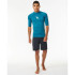 Collants de Surf Rip Curl Waves Upf Perf S/S Homme Bleu