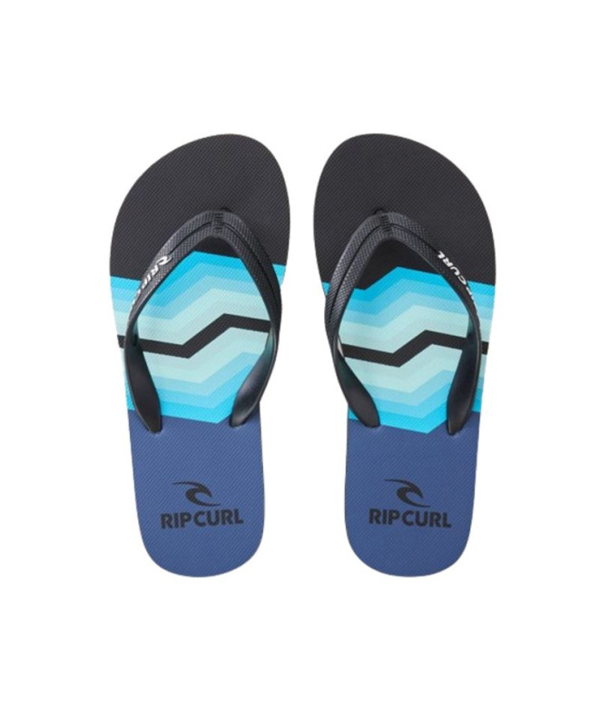 Tongs Rip Curl Invert Bloom Open Toe Homme Bleu
