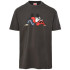 T-shirt de fitness Kappa 222 Groupe pop noir