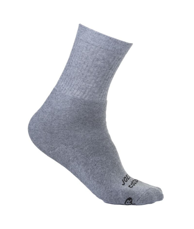 Chaussettes Joluvi Coton Plus 2p Gris