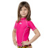 T-shirt de Natation Aquarapid Uv Pink Enfant