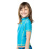 T-shirt de Natation Aquarapid Uv Turquoise Enfant