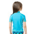 T-shirt de Natation Aquarapid Uv Turquoise Enfant