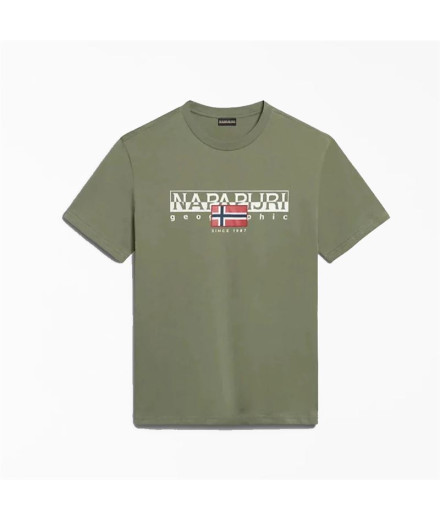 T-shirt Napapijri S-Aylmer Green Homme