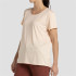 T-shirt à partir de Montagne +8000 Acacia Orange Pastel Bicolore Femme
