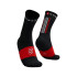 Chaussettes de Trail Compressport Ultra V2.0 Noir/Blanc/Rouge