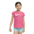 T-shirt Nike Fille Swoosh Just Do It Pink