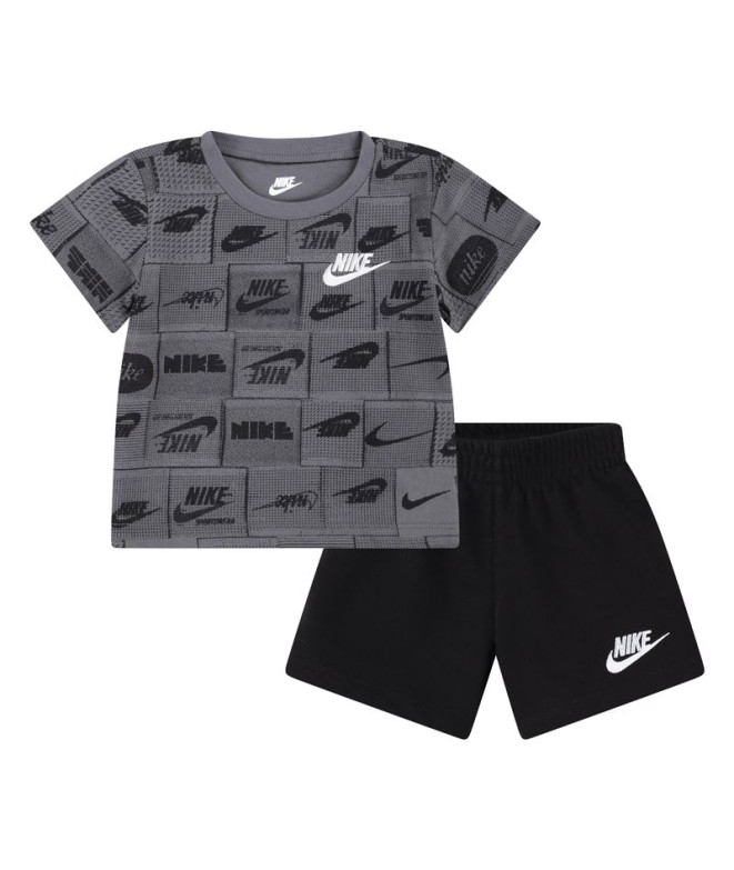 Ensemble Nike Sportswear Club Aop Short Set...