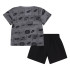 Ensemble Nike Sportswear Club Aop Short Set Enfant Black