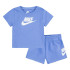 Ensemble Nike Club & Short Set Enfant Lilas