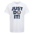 T-shirt Nike Smiley Just do it Ss Enfant Blanc