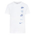 T-shirt Nike Badge Club+ Enfant Blanc