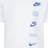 T-shirt Nike Badge Club+ Enfant Blanc