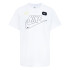 T-shirt Nike Club+ Futura Enfant Blanc