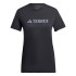 T-shirt randonnée adidas Mt Log Tech Femme Noir