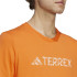 T-shirt par Montagne adidas Terrex Logo Homme Orange