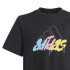 T-shirt adidas Gfx Illustré Enfant Noir