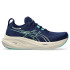 Chaussures de Running ASICS Gel-Nimbus 26 Femme Bleu/Vert