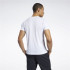 T-shirt Reebok Homme Série graphique Logo linéaire Blanc