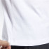 T-shirt Reebok Homme Série graphique Logo linéaire Blanc