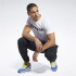 T-shirt Reebok Homme Série graphique Logo linéaire Blanc