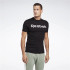 T-shirt Reebok Homme Série graphique Logo linéaire Noir
