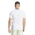 T-shirt Fitness adidas Homme de Essentials D4T White