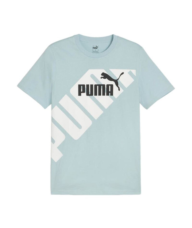 T-shirt Homme Puma POWER Graphic Turquoise