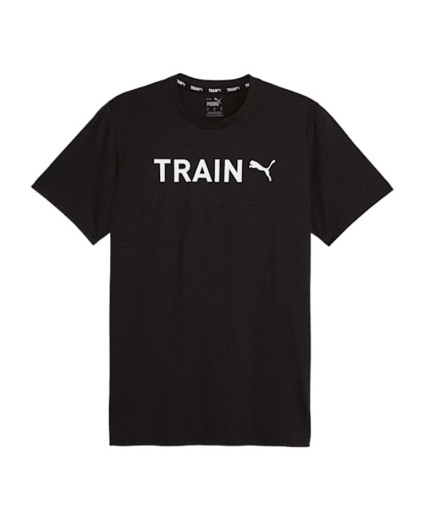 T-shirt Fitness by Puma HOMMES GRAPHIC Noir Homme