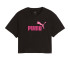 T-shirt Puma Girls Cropped Black Enfant