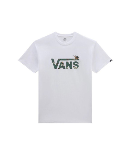 T-shirt Vans Escargot Trail Blanc Homme