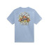 T-shirt Vans Mushruum Baby Blue Homme